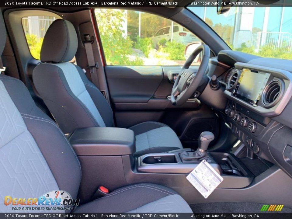 2020 Toyota Tacoma TRD Off Road Access Cab 4x4 Barcelona Red Metallic / TRD Cement/Black Photo #14