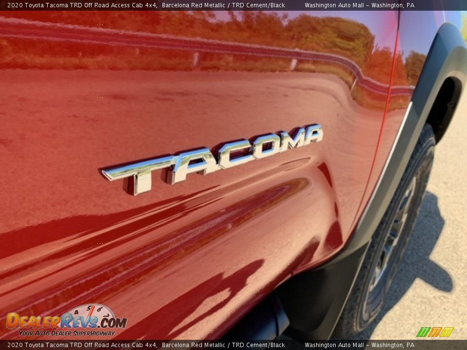 2020 Toyota Tacoma TRD Off Road Access Cab 4x4 Barcelona Red Metallic / TRD Cement/Black Photo #17
