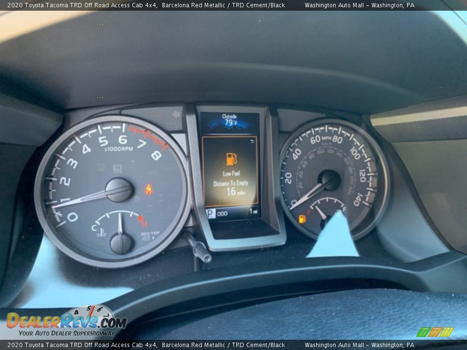 2020 Toyota Tacoma TRD Off Road Access Cab 4x4 Barcelona Red Metallic / TRD Cement/Black Photo #21