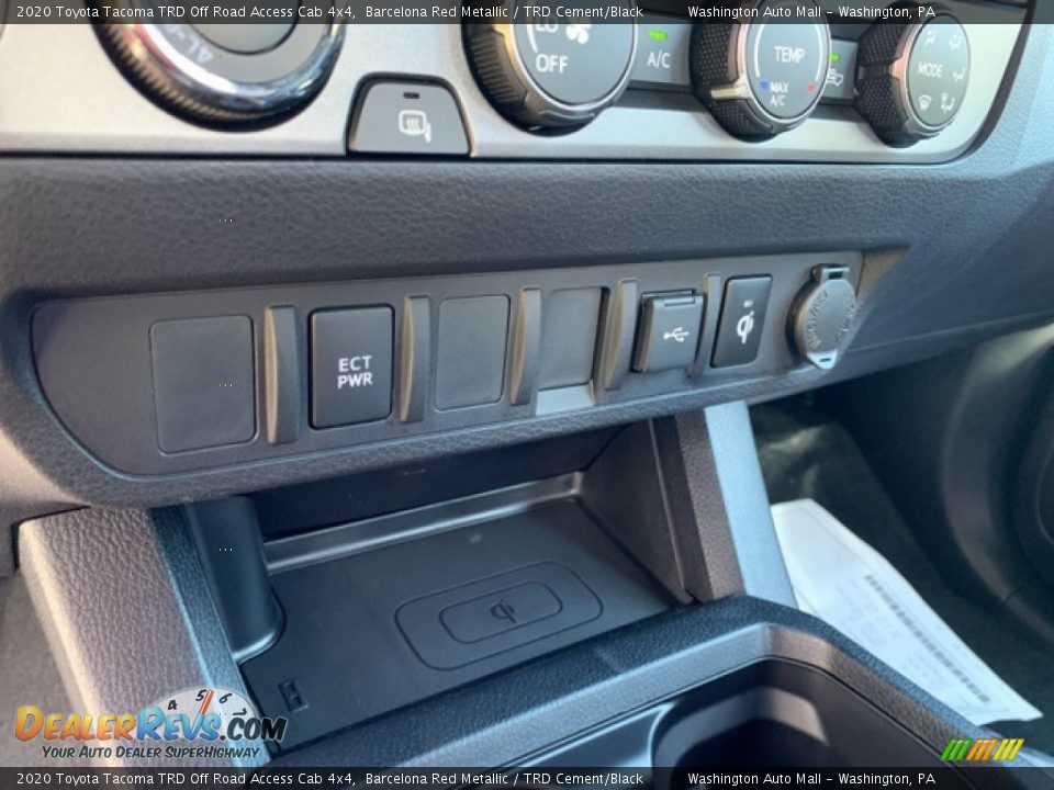 2020 Toyota Tacoma TRD Off Road Access Cab 4x4 Barcelona Red Metallic / TRD Cement/Black Photo #22