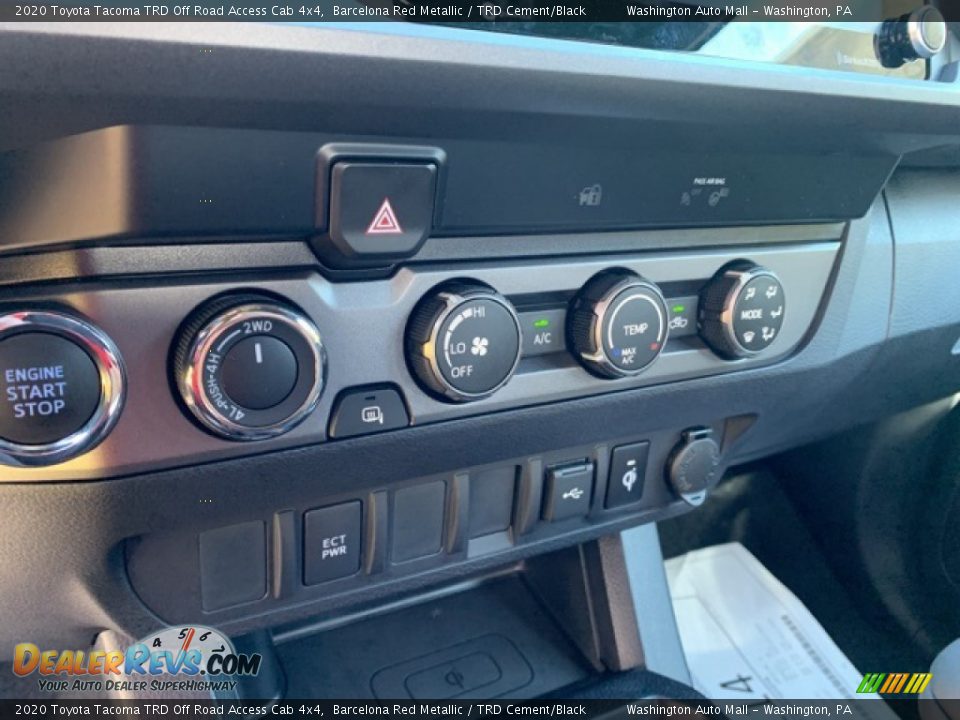 2020 Toyota Tacoma TRD Off Road Access Cab 4x4 Barcelona Red Metallic / TRD Cement/Black Photo #23