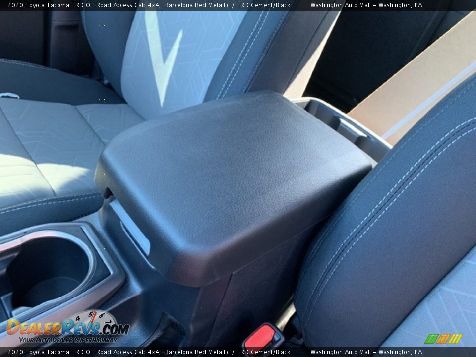 2020 Toyota Tacoma TRD Off Road Access Cab 4x4 Barcelona Red Metallic / TRD Cement/Black Photo #26