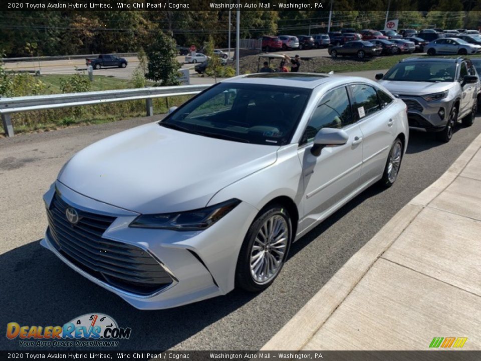 2020 Toyota Avalon Hybrid Limited Wind Chill Pearl / Cognac Photo #6