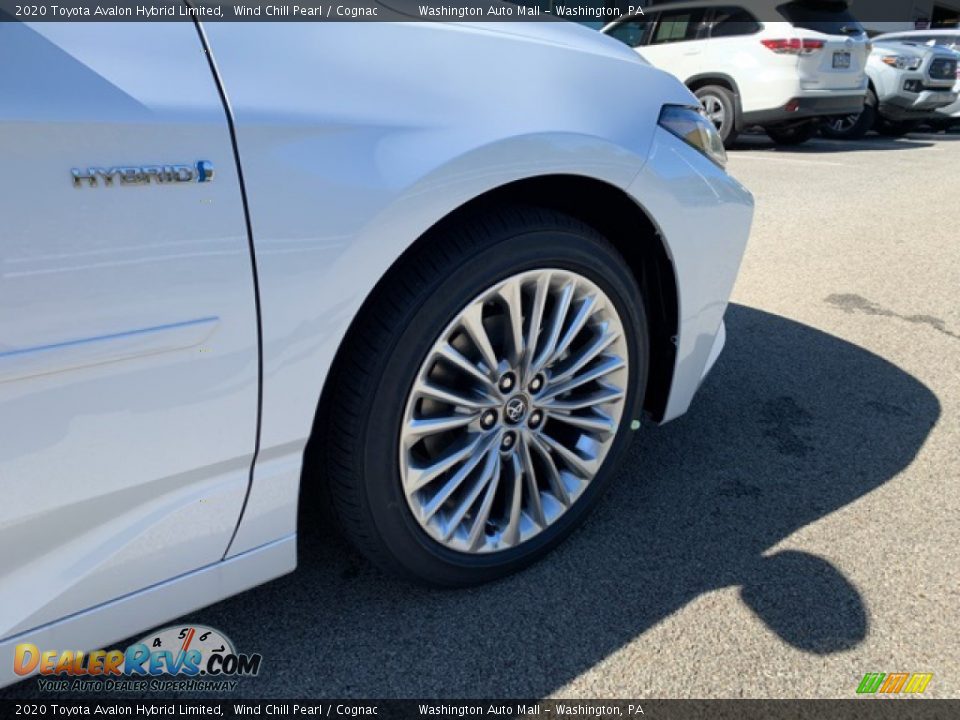 2020 Toyota Avalon Hybrid Limited Wind Chill Pearl / Cognac Photo #20