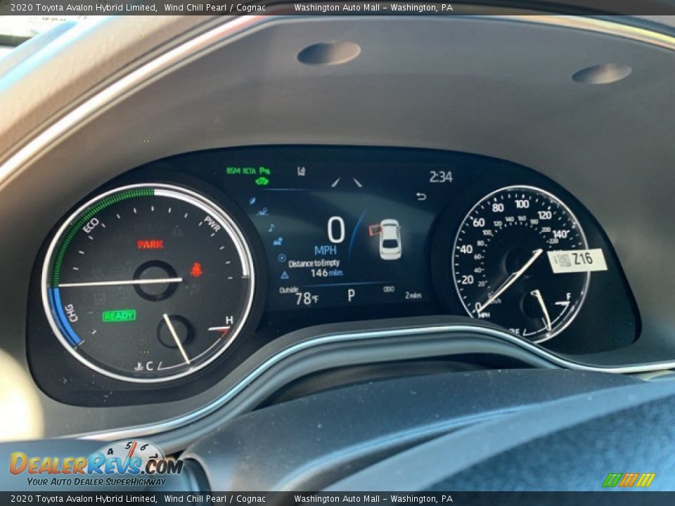 2020 Toyota Avalon Hybrid Limited Gauges Photo #21