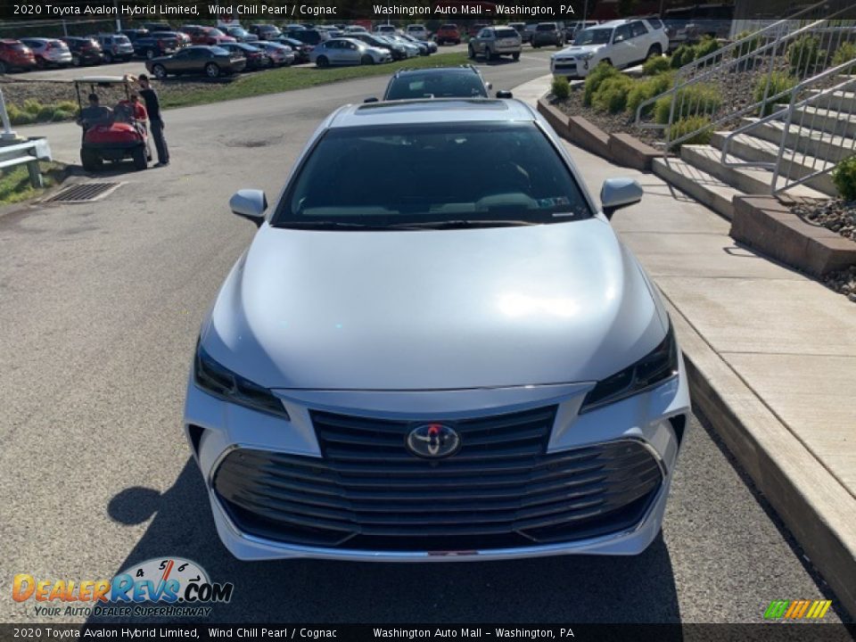 2020 Toyota Avalon Hybrid Limited Wind Chill Pearl / Cognac Photo #27