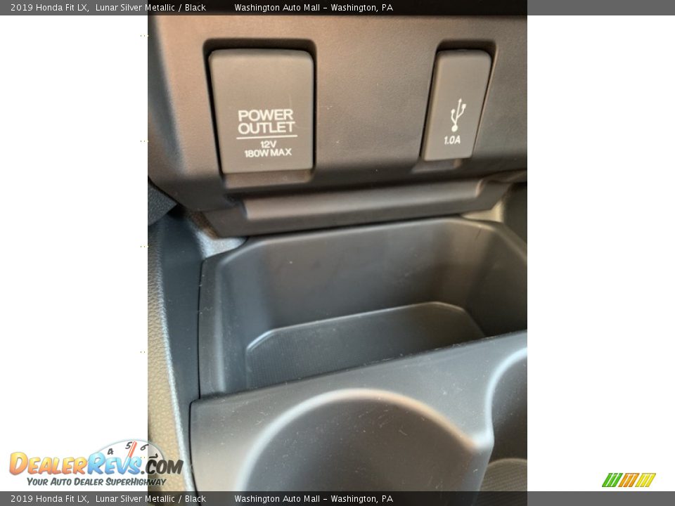 2019 Honda Fit LX Lunar Silver Metallic / Black Photo #34