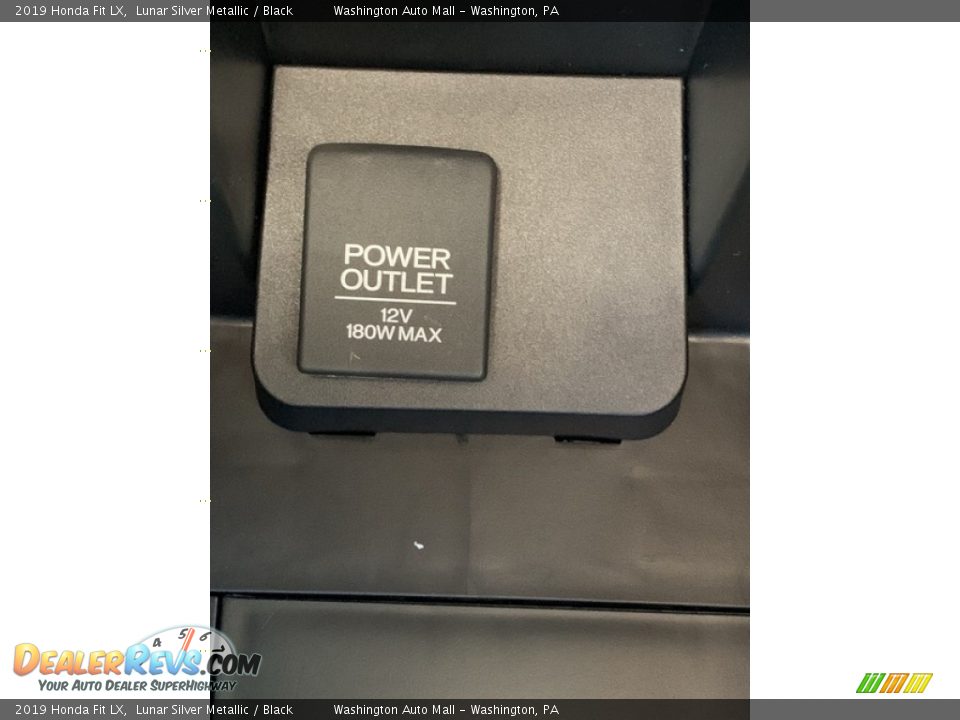 2019 Honda Fit LX Lunar Silver Metallic / Black Photo #35