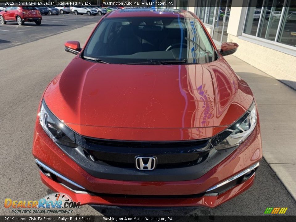 2019 Honda Civic EX Sedan Rallye Red / Black Photo #3