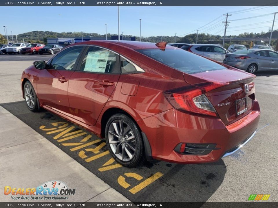 2019 Honda Civic EX Sedan Rallye Red / Black Photo #5