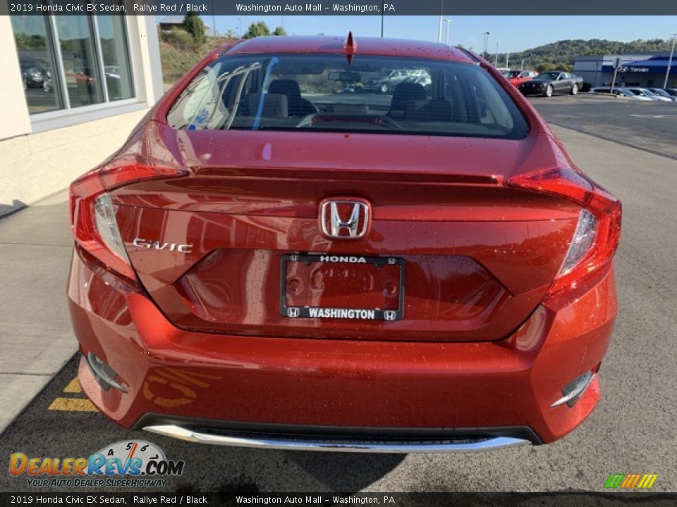 2019 Honda Civic EX Sedan Rallye Red / Black Photo #6