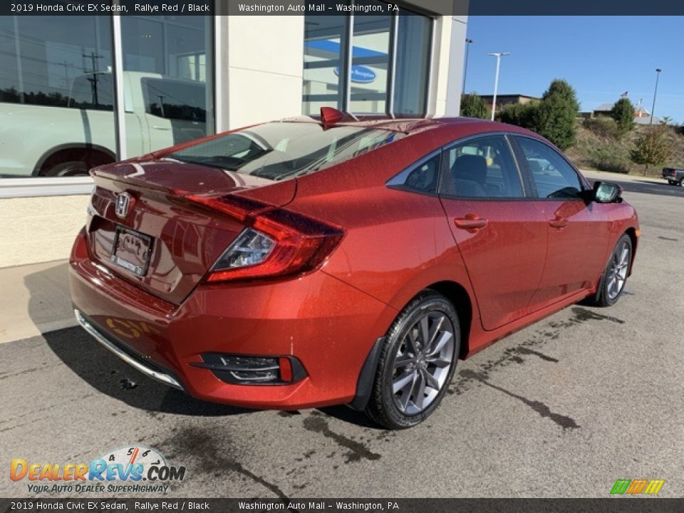 2019 Honda Civic EX Sedan Rallye Red / Black Photo #7
