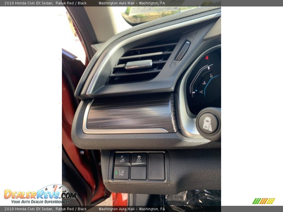 2019 Honda Civic EX Sedan Rallye Red / Black Photo #12