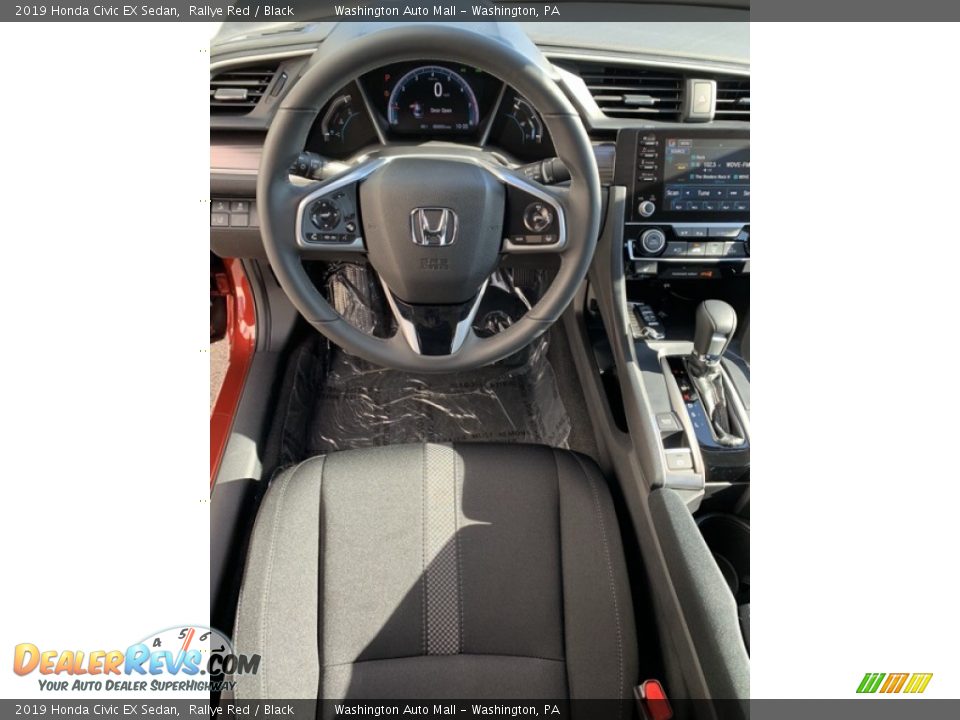 2019 Honda Civic EX Sedan Rallye Red / Black Photo #13