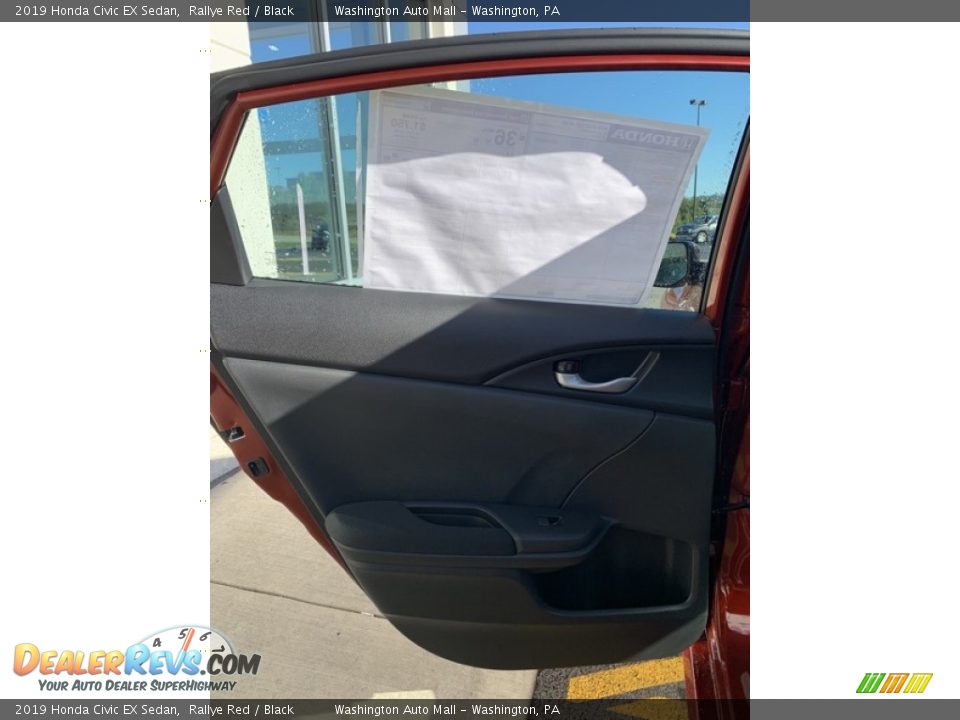 2019 Honda Civic EX Sedan Rallye Red / Black Photo #16