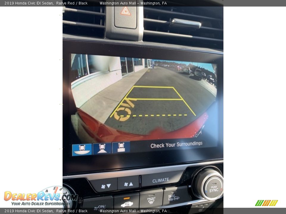 2019 Honda Civic EX Sedan Rallye Red / Black Photo #32