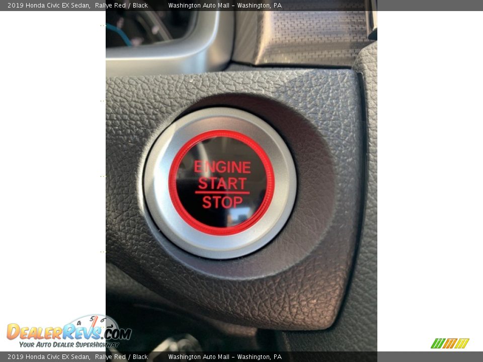 2019 Honda Civic EX Sedan Rallye Red / Black Photo #35