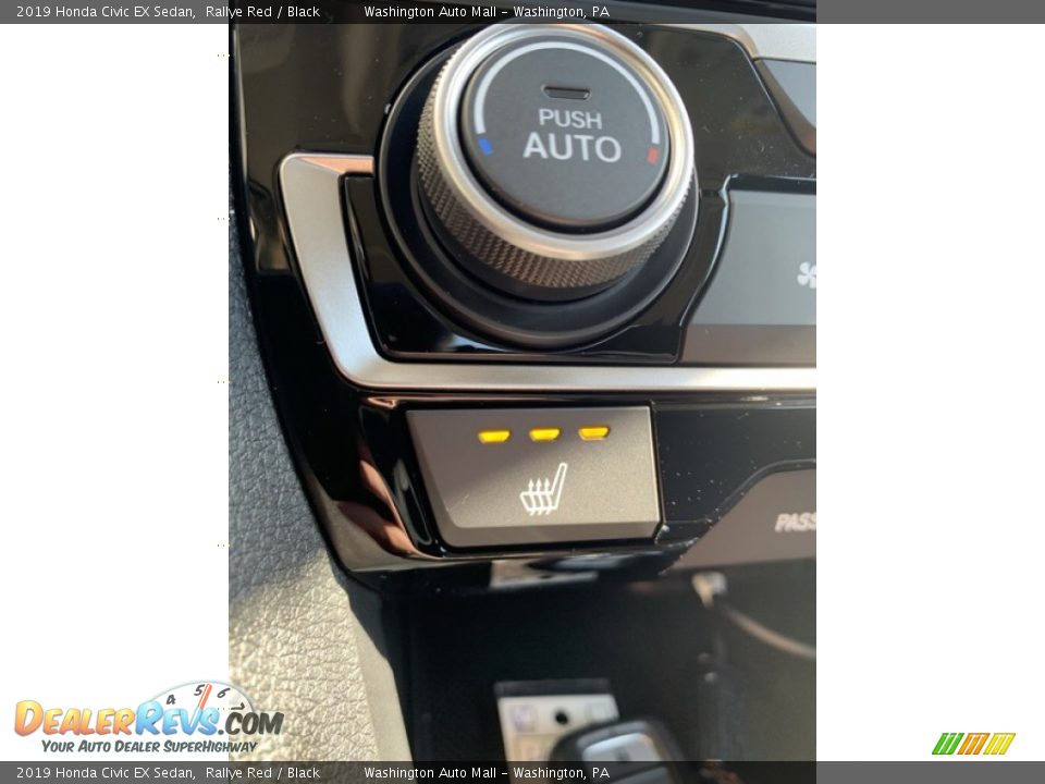 2019 Honda Civic EX Sedan Rallye Red / Black Photo #36