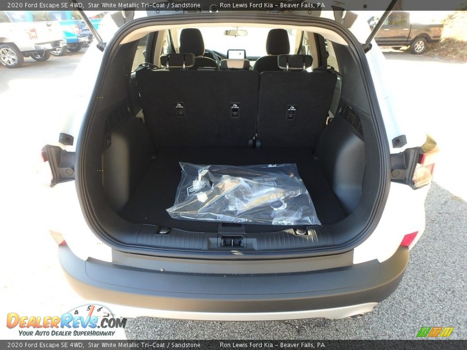 2020 Ford Escape SE 4WD Star White Metallic Tri-Coat / Sandstone Photo #4