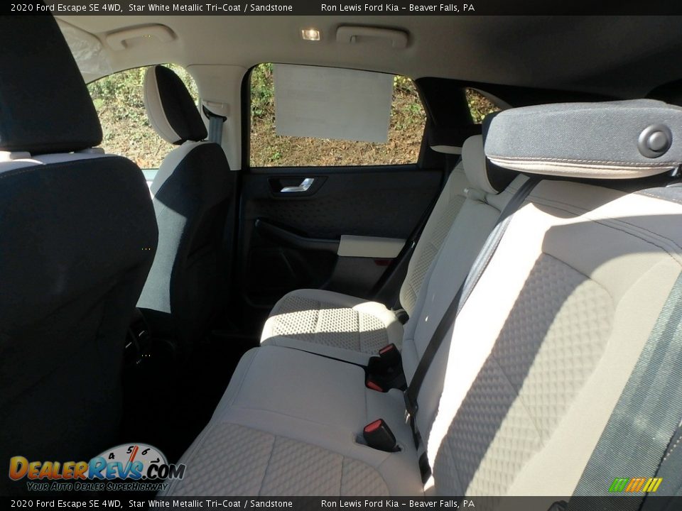2020 Ford Escape SE 4WD Star White Metallic Tri-Coat / Sandstone Photo #14