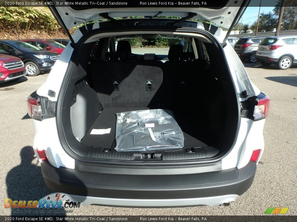 2020 Ford Escape SE 4WD Star White Metallic Tri-Coat / Sandstone Photo #4