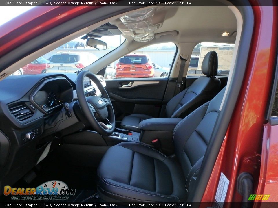 2020 Ford Escape SEL 4WD Sedona Orange Metallic / Ebony Black Photo #14
