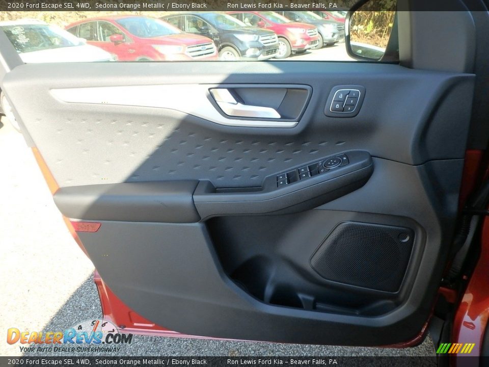 2020 Ford Escape SEL 4WD Sedona Orange Metallic / Ebony Black Photo #17