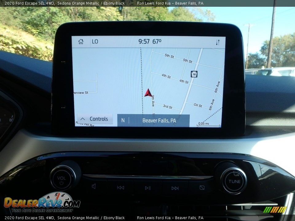 2020 Ford Escape SEL 4WD Sedona Orange Metallic / Ebony Black Photo #20