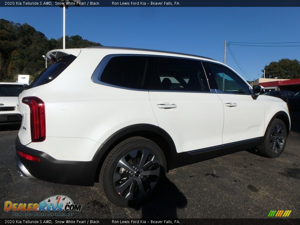 2020 Kia Telluride S AWD Snow White Pearl / Black Photo #2