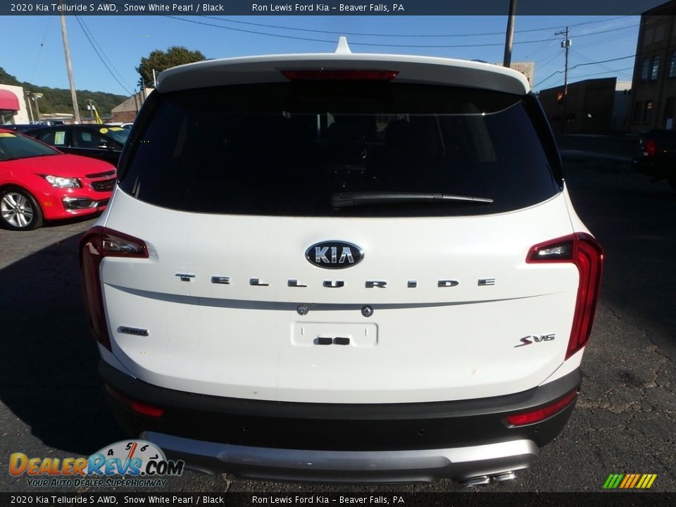 2020 Kia Telluride S AWD Snow White Pearl / Black Photo #3