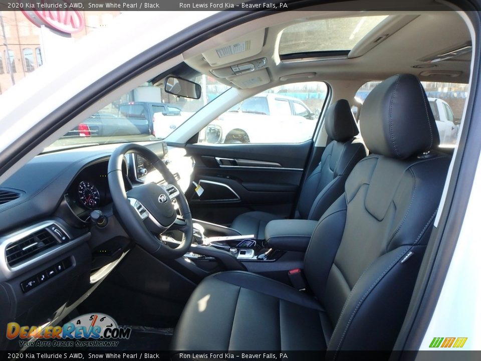 2020 Kia Telluride S AWD Snow White Pearl / Black Photo #12