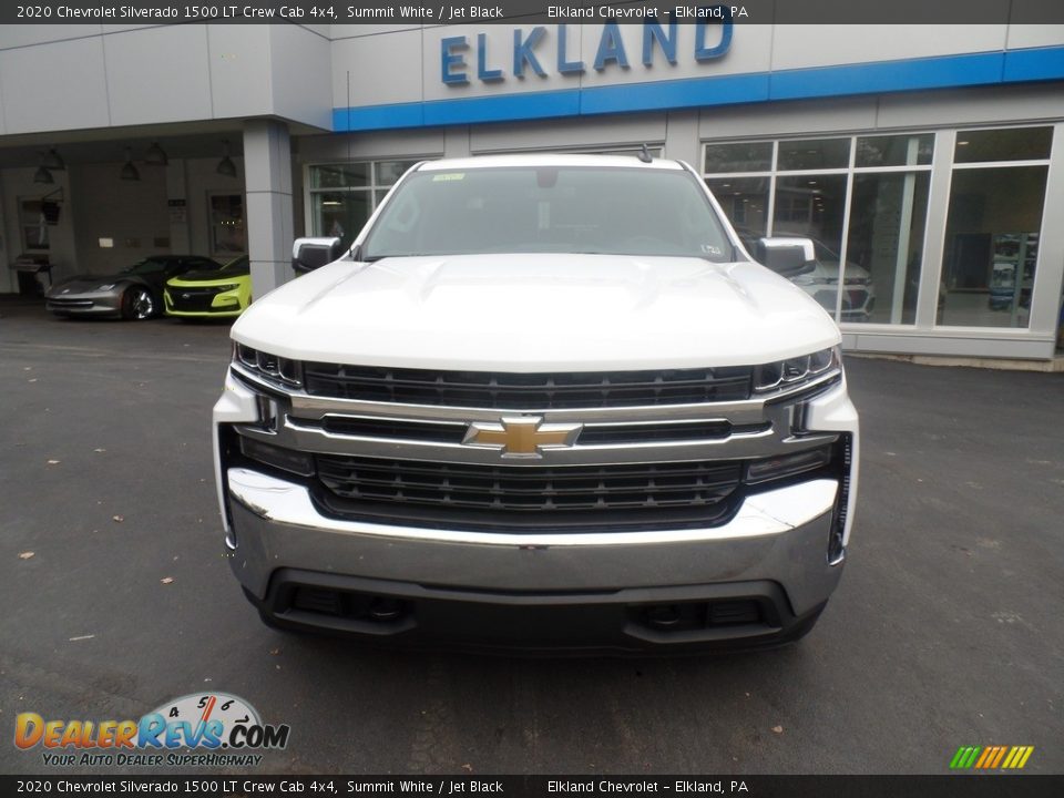 2020 Chevrolet Silverado 1500 LT Crew Cab 4x4 Summit White / Jet Black Photo #2