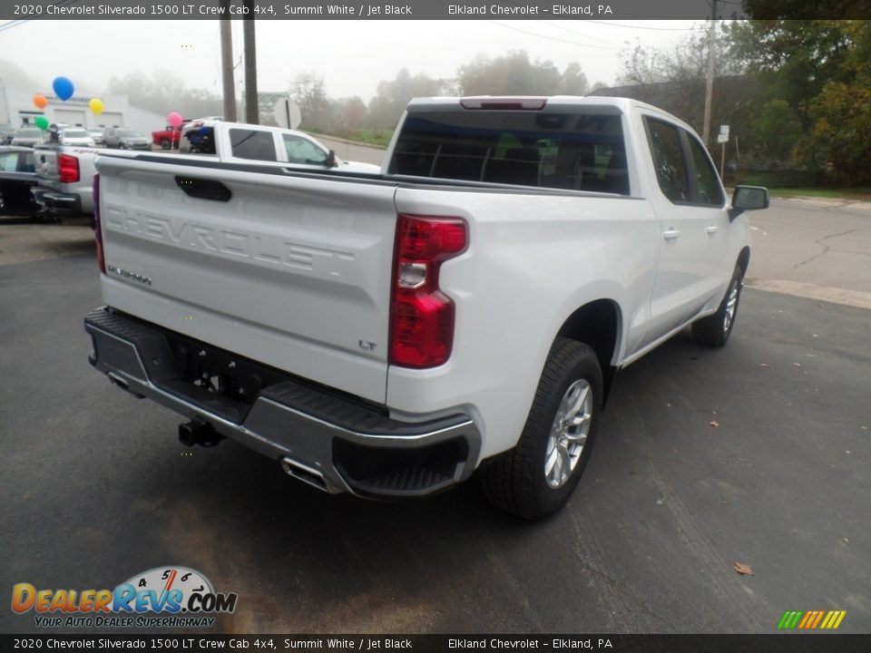 2020 Chevrolet Silverado 1500 LT Crew Cab 4x4 Summit White / Jet Black Photo #6