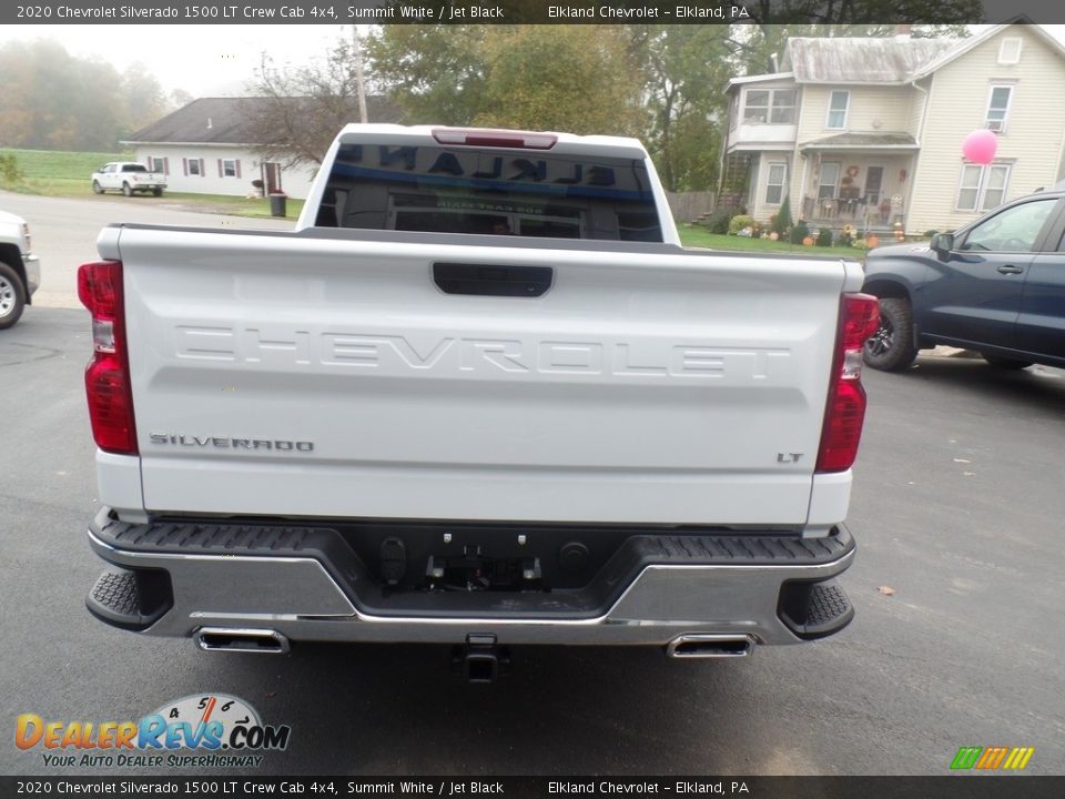 2020 Chevrolet Silverado 1500 LT Crew Cab 4x4 Summit White / Jet Black Photo #7