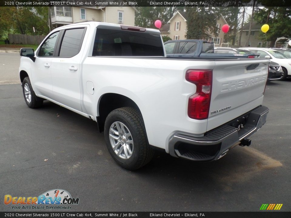 2020 Chevrolet Silverado 1500 LT Crew Cab 4x4 Summit White / Jet Black Photo #8
