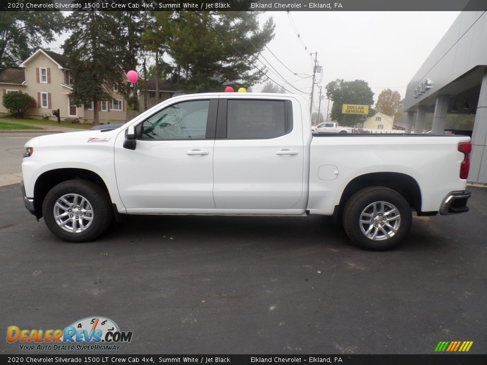 Summit White 2020 Chevrolet Silverado 1500 LT Crew Cab 4x4 Photo #9