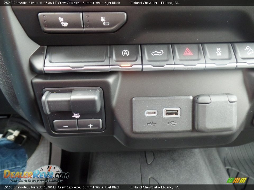 2020 Chevrolet Silverado 1500 LT Crew Cab 4x4 Summit White / Jet Black Photo #31
