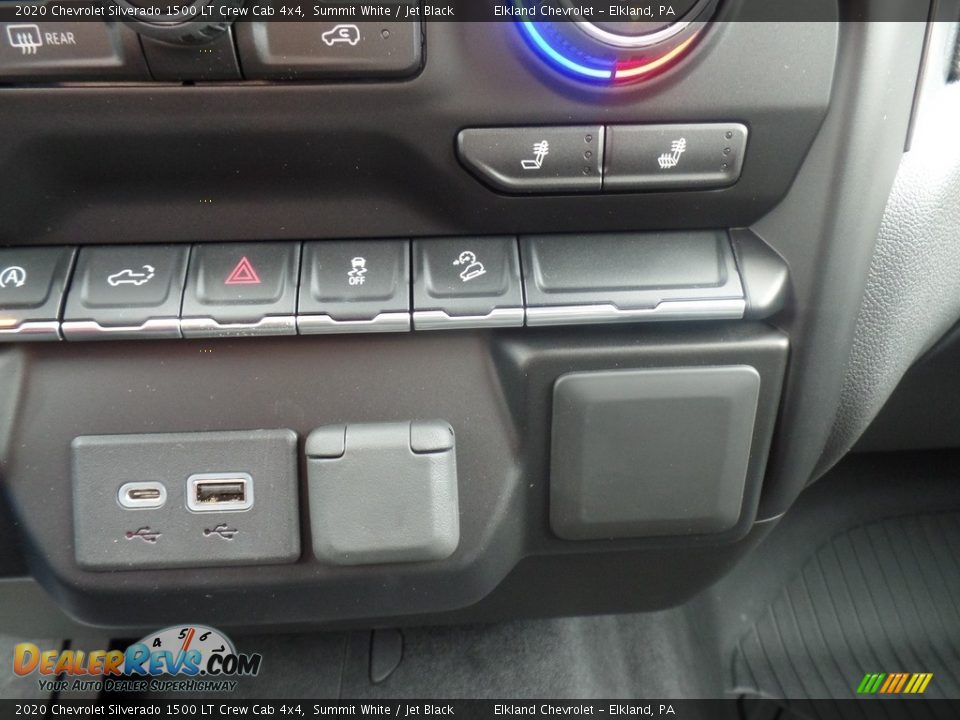 2020 Chevrolet Silverado 1500 LT Crew Cab 4x4 Summit White / Jet Black Photo #32