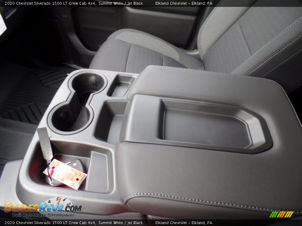 2020 Chevrolet Silverado 1500 LT Crew Cab 4x4 Summit White / Jet Black Photo #33
