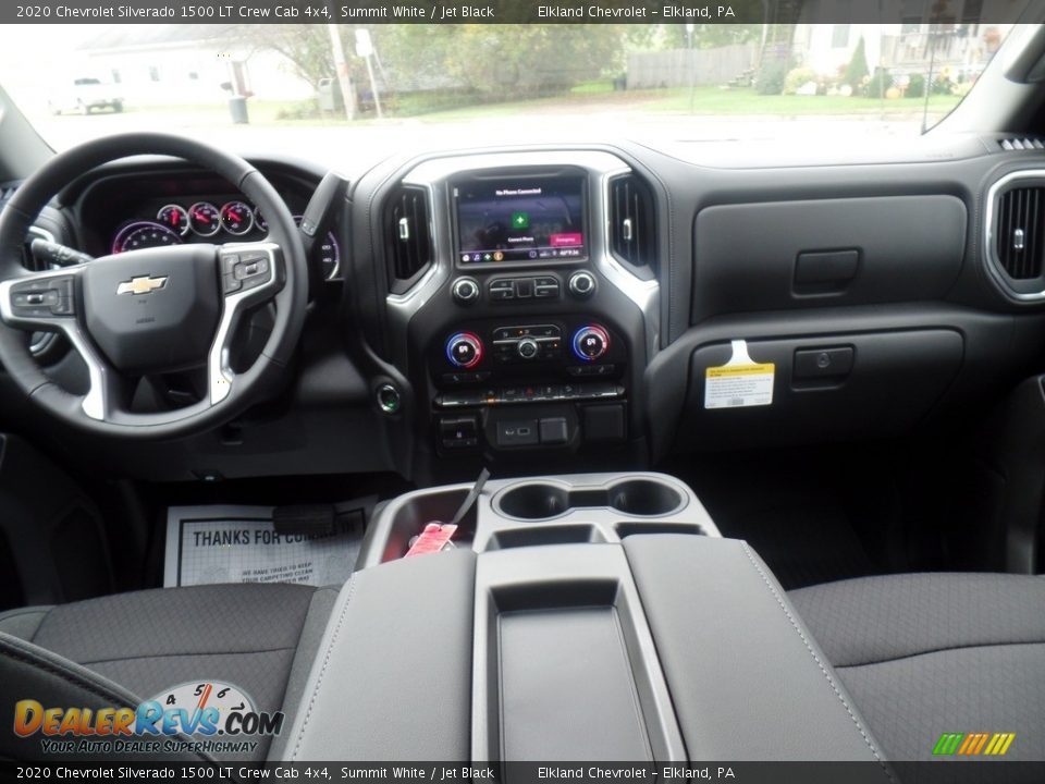 2020 Chevrolet Silverado 1500 LT Crew Cab 4x4 Summit White / Jet Black Photo #35