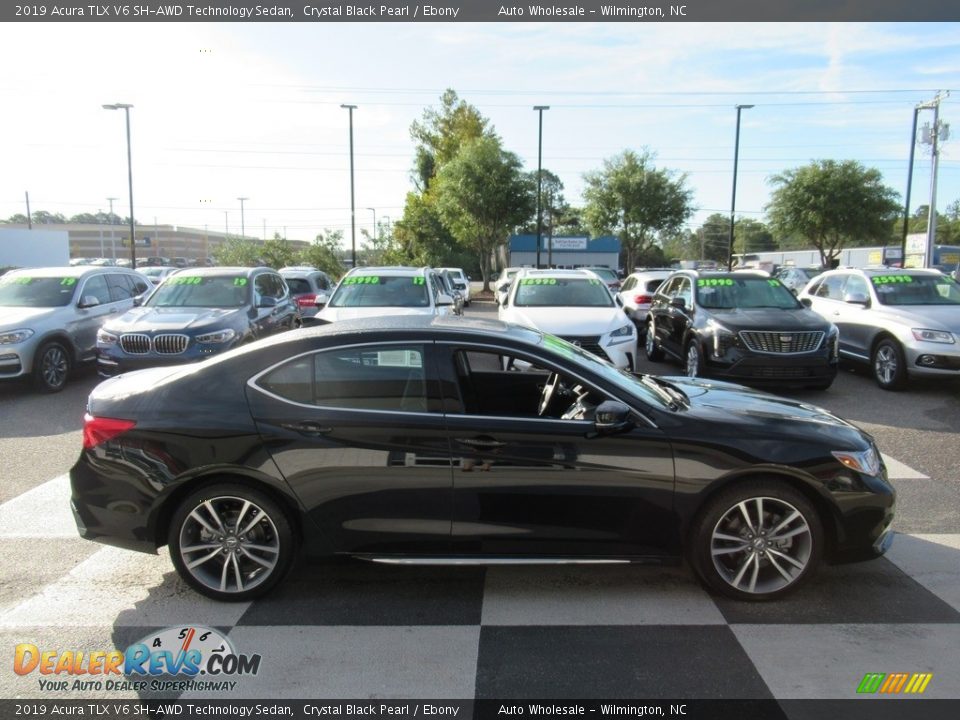 2019 Acura TLX V6 SH-AWD Technology Sedan Crystal Black Pearl / Ebony Photo #3