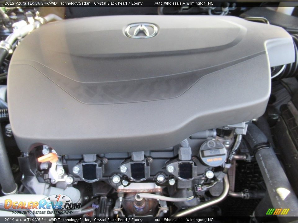 2019 Acura TLX V6 SH-AWD Technology Sedan Crystal Black Pearl / Ebony Photo #6
