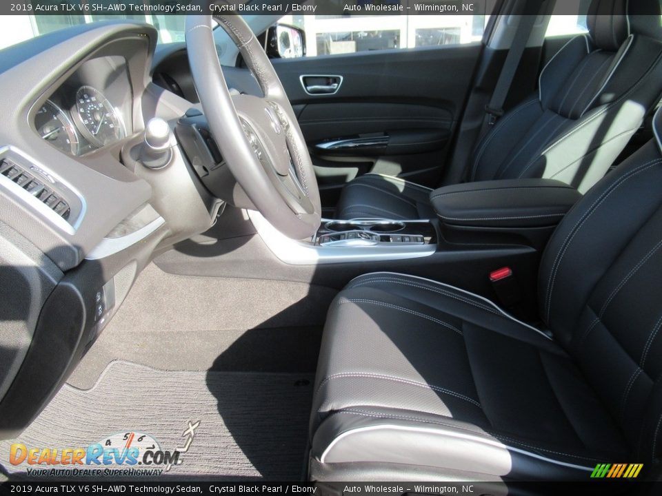 2019 Acura TLX V6 SH-AWD Technology Sedan Crystal Black Pearl / Ebony Photo #9