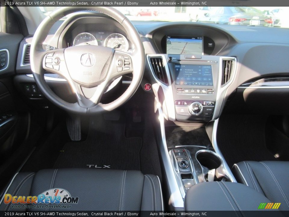 2019 Acura TLX V6 SH-AWD Technology Sedan Crystal Black Pearl / Ebony Photo #14
