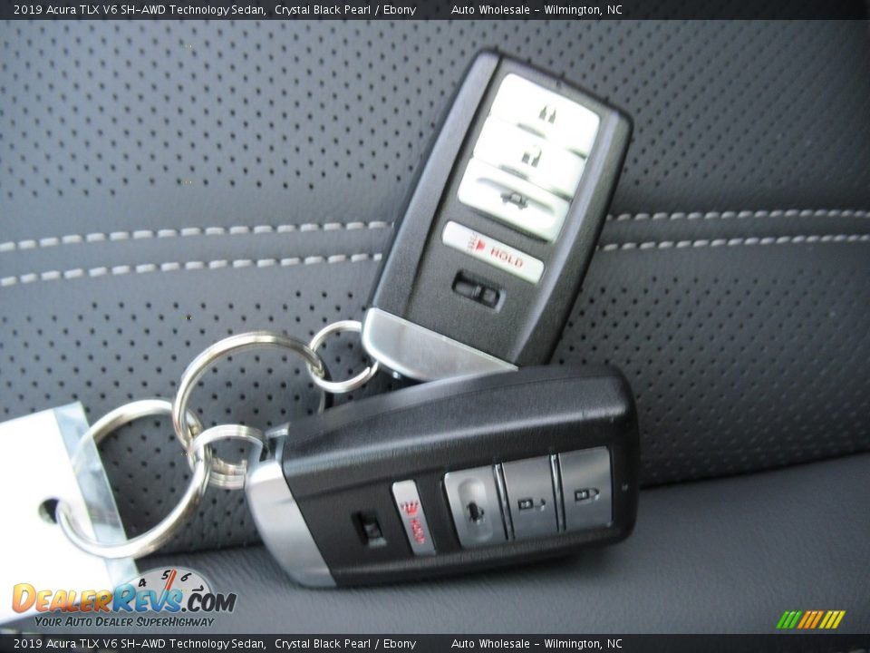 2019 Acura TLX V6 SH-AWD Technology Sedan Crystal Black Pearl / Ebony Photo #20