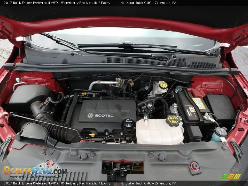 2017 Buick Encore Preferred II AWD Winterberry Red Metallic / Ebony Photo #2