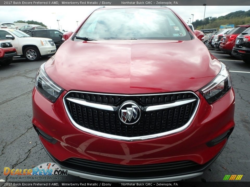 2017 Buick Encore Preferred II AWD Winterberry Red Metallic / Ebony Photo #3