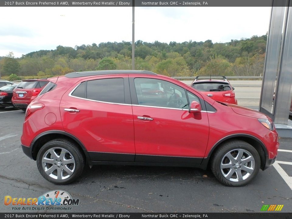 2017 Buick Encore Preferred II AWD Winterberry Red Metallic / Ebony Photo #5