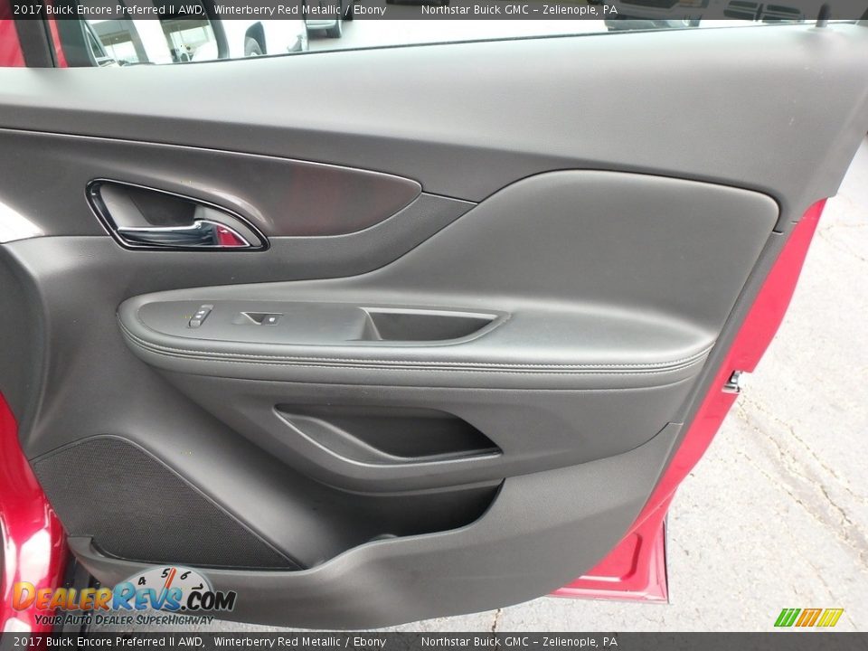 2017 Buick Encore Preferred II AWD Winterberry Red Metallic / Ebony Photo #6