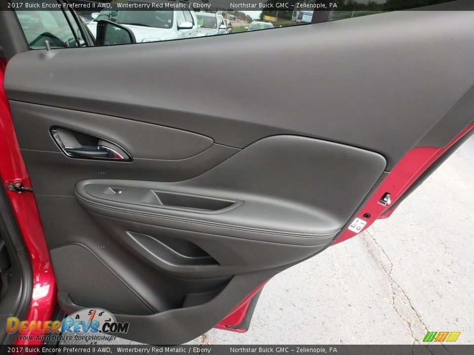 2017 Buick Encore Preferred II AWD Winterberry Red Metallic / Ebony Photo #7